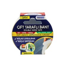 Vodaseal Çift Taraflı Filmik Bant 25 mm 10 Metre
