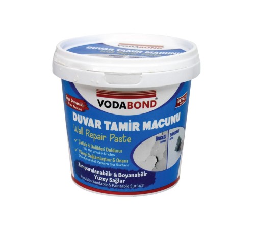 Vodabond Duvar Tamir Macunu 500 gr Beyaz Vodabond Duvar Tamir Macunu 500 gr Beyaz