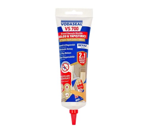 Vodaseal VS700 Akrilik Dolgu ve Yapıştırıcı 400 gr Vodaseal VS700 Akrilik Dolgu ve Yapıştırıcı 400 gr