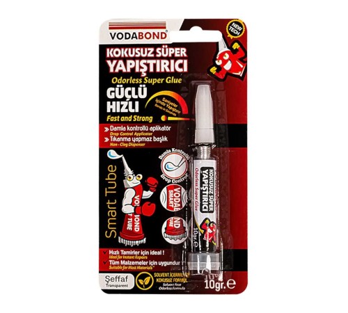 Vodabond Kokusuz Süper Hızlı Yapıştırıcı 10 gr Vodabond Kokusuz Süper Hızlı Yapıştırıcı 10 gr