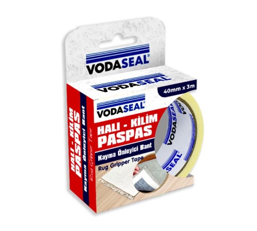 Vodaseal Halı Kayma Önleyici Bant 40 mm 3 Metre Vodaseal Halı Kayma Önleyici Bant 40 mm 3 Metre