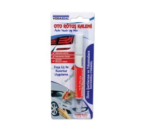 Vodaseal Oto Rötuş Kalemi Metalik Beyaz 5 ml Vodaseal Oto Rötuş Kalemi Metalik Beyaz 5 ml
