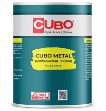 Cubo Metal Pas Boyası Ral 7016 Antrasit Grİ 2,5 Litre