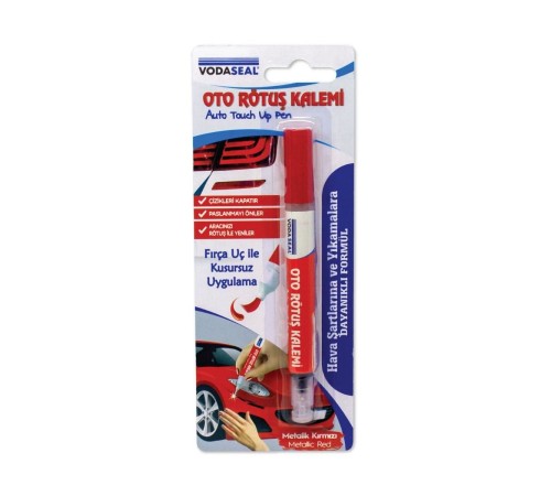 Vodaseal Oto Rötuş Kalemi Metalik Kırmızı 5 ml Vodaseal Oto Rötuş Kalemi Metalik Kırmızı 5 ml