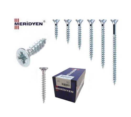 Meridyen Sunta Vidası 4,5X50 (100 Adet) Meridyen Sunta Vidası 4,5X50 (100 Adet)
