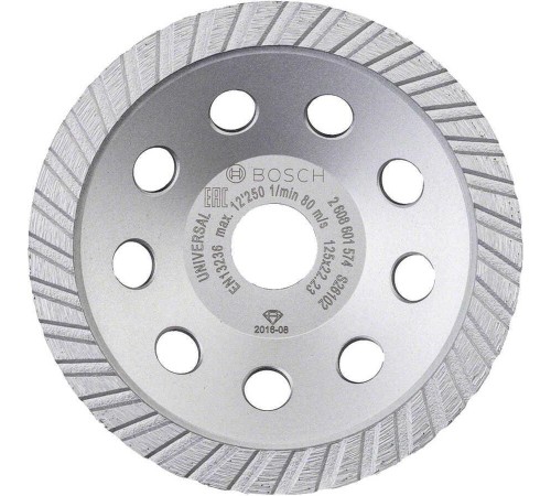 Bosch 125 mm Beton Taşlama Diski Üniversal Standart