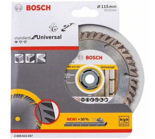 Bosch Standart Üniversal Elmas Kesici 115 mm