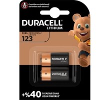 Duracell 123A 3 Volt Lityum Pil 2 Adet