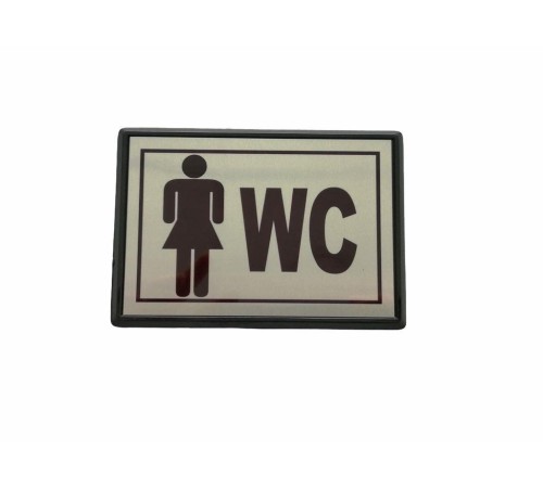 Cemax Yönlendirme Büyük WC Bayan 13X8,5 cm