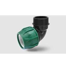 Poelsan Siyah 20X1/2 Erkek Dirsek