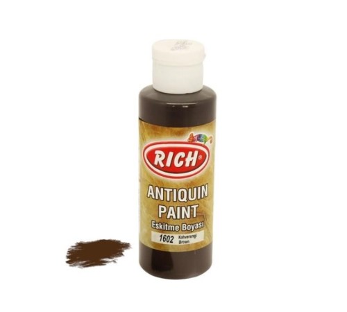 Rich 1602 Kahverengi 120 ml Eskitme Ahşap Boyası Rich 1602 Kahverengi 120 ml Eskitme Ahşap Boyası
