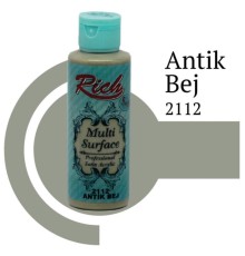 Rich Multi Surface 2112 Antik Bej Akrilik Boya 120 cc