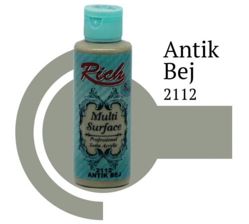 Rich Multi Surface 2112 Antik Bej Akrilik Boya 120 cc Rich Multi Surface 2112 Antik Bej Akrilik Boya 120 cc
