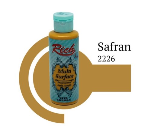Rich Multi Surface 2226 Safran Akrilik Boya 120 cc Rich Multi Surface 2226 Safran Akrilik Boya 120 cc