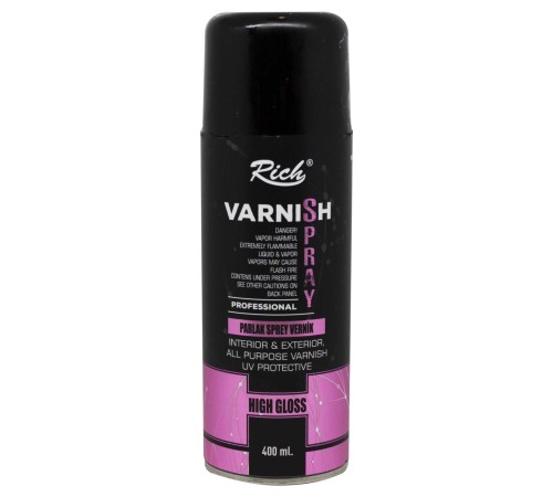 Rich Varnish Parlak Sprey Vernik 400 ml