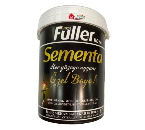 Sementa Özel Su Bazlı Saf Akrilik Boya 0,5 Litre Beyaz