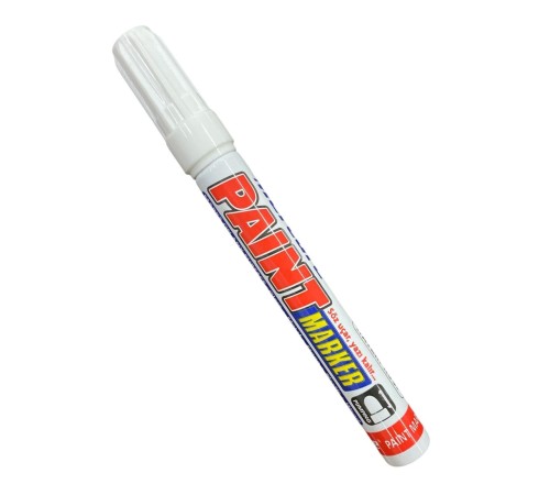 Mercure Paint Marker Beyaz Bilyalı Kalem Mercure Paint Marker Beyaz Bilyalı Kalem