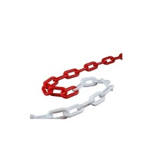 Plastik Zincir Kırmızı Beyaz ( 5 Metre)