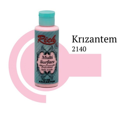 Rich Multi Surface 2140 Krızantem Akrilik Boya 120 cc Rich Multi Surface 2140 Krızantem Akrilik Boya 120 cc