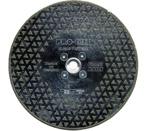Procut 50959 DTF 180 Elmas Flanşlı Kesme Taşlama M14 Procut 50959 DTF 180 Elmas Flanşlı Kesme Taşlama M14