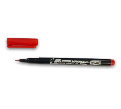 Rikoty G-0921 Kırmızı 1 mm Uçlu Süper Marker Kalem Rikoty G-0921 Kırmızı 1 mm Uçlu Süper Marker Kalem