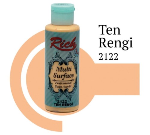 Rich Multi Surface 2122 Ten Rengi Akrilik Boya 120 cc Rich Multi Surface 2122 Ten Rengi Akrilik Boya 120 cc