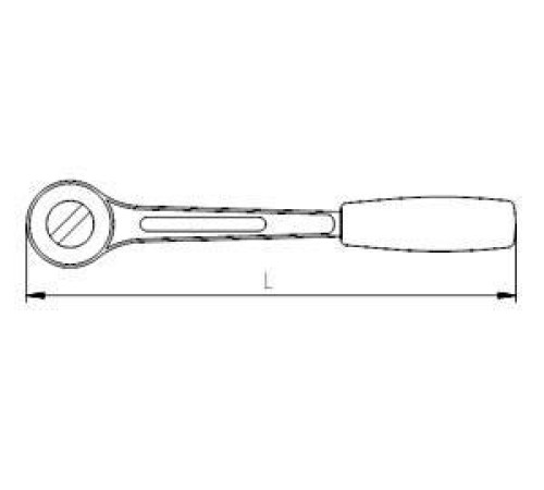 Elta 1514 1/2'' Cırcır Kol 250 mm Elta 1514 1/2'' Cırcır Kol 250 mm