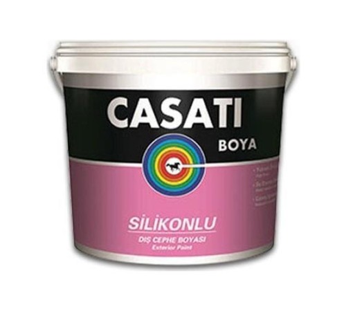 Casati Silikonlu Dış Cephe Boyası 2,5 Litre Beyaz Casati Silikonlu Dış Cephe Boyası 2,5 Litre Beyaz