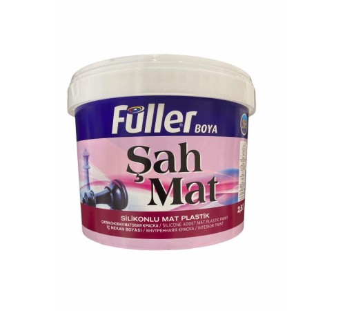 Füller Şahmat Silikonlu Mat İç Cephe 2,5 litre Siyah