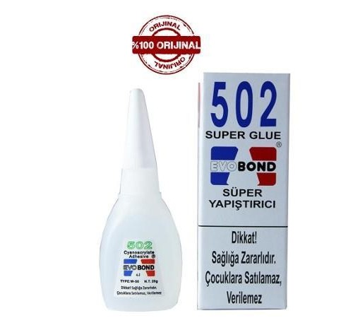 Evo Bond 502 Glue Süper Yapıştırıcı 20 gr Evo Bond 502 Glue Süper Yapıştırıcı 20 gr