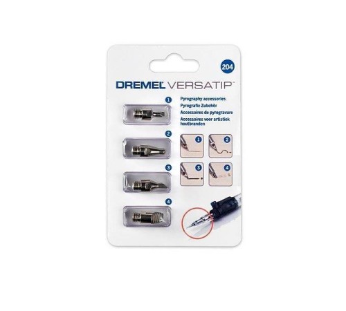 Dremel 204 Versatip Pirogravür Aksesuar Seti