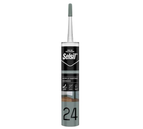Selsil 24 Strafor Süpürgelik Yapıştırıcı 500 gr Selsil 24 Strafor Süpürgelik Yapıştırıcı 500 gr