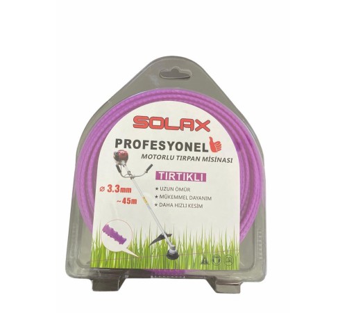 Solax Tırtıklı Tırpan Misinası 3,3 mm 45 Metre Solax Tırtıklı Tırpan Misinası 3,3 mm 45 Metre