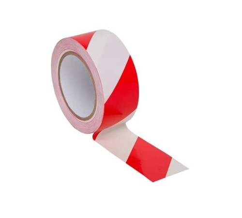 Yer İşaretleme Bandı Kırmızı Beyaz 50 mm 30 Metre Yer İşaretleme Bandı Kırmızı Beyaz 50 mm 30 Metre