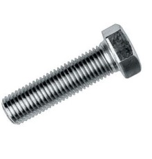 M6X40 Civata Beyaz Tam Paso 10 Adet