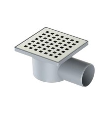 MaxiFlow 10X10 Q50 Yandan Çıkışlı Yer Sifonu