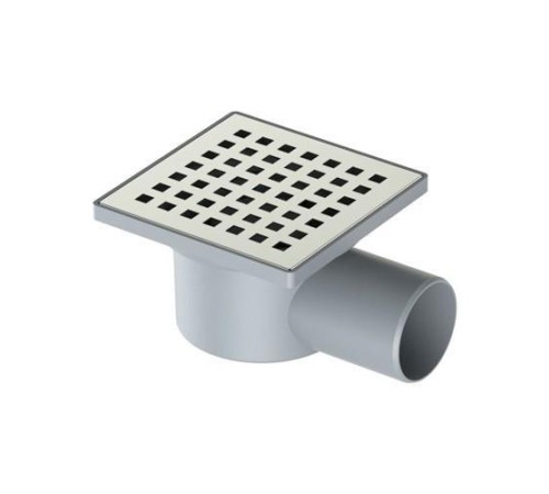 MaxiFlow 10X10 Q50 Yandan Çıkışlı Yer Sifonu