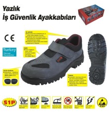 414 YAZLIK S1 44 No Çelik Burunlu Ayakkabı