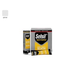 Selsil Genel Amaçlı Tüp Silikon 50 ml Şeffaf