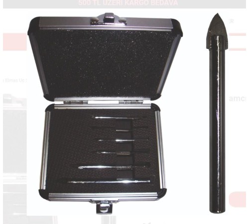 Todrill 50909 Cam Delme Ucu Seti 6 Parça Todrill 50909 Cam Delme Ucu Seti 6 Parça