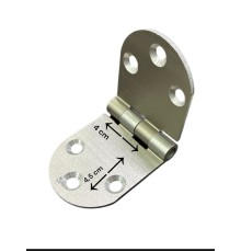 Yüksel Oval Alüminyum Kasa Menteşesi 4 cm