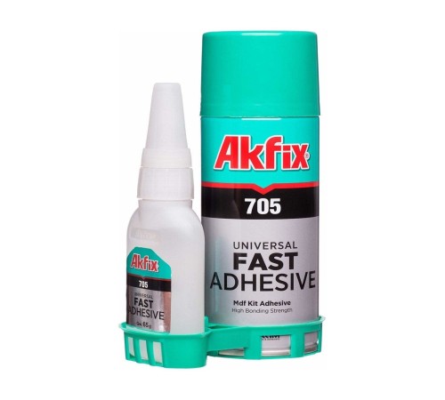 Akfix Hızlı Yapıştırıcı 200 ml + 50 gr Set