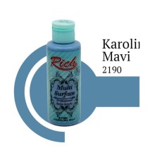 Rich Multi Surface 2190 Karolina Mavi Akrilik Boya 120 cc