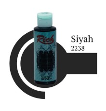 Rich Multi Surface 2238 Siyah Akrilik Boya 120 cc