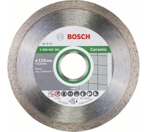 Bosch Standart Ceramic Elmas Kesici 115 mm