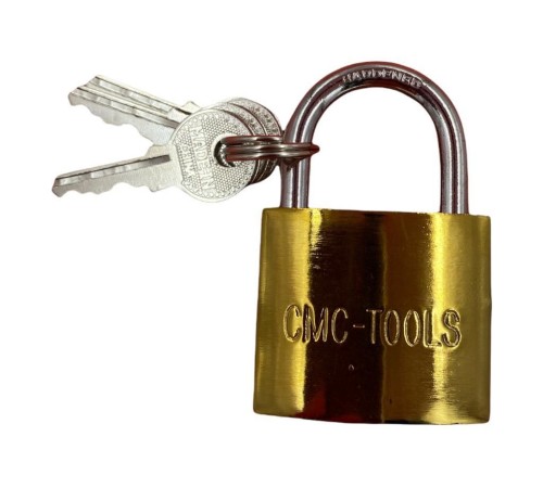 CMC 32 mm Kısa Sarı Asma Kilit CMC 32 mm Kısa Sarı Asma Kilit