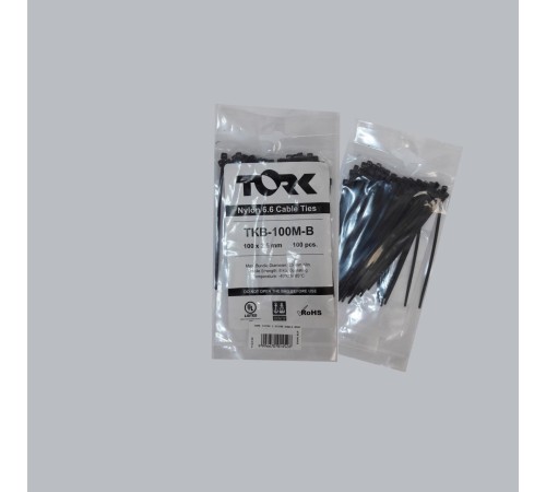 Tork Siyah Kablo Bağı 2,5X100 Tork Siyah Kablo Bağı 2,5X100