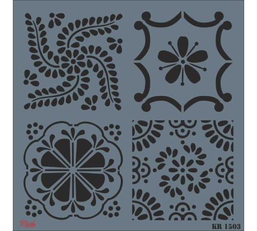 Rich KR 1503 Fayans Stencil 30X30 cm