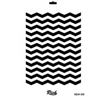 Rich New Seri N-358 Stencil 35x25 cm