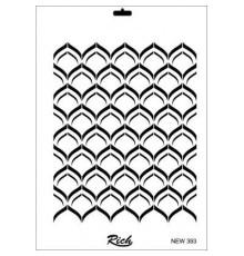 Rich New Seri N-393 Stencil 35x25 cm